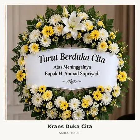 Krans Bunga Duka Parongpong
